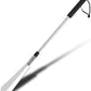Extendable Shoe Horn, Premium Stainless Steel Adjustable Handle Shoe Lifter with Long Handle