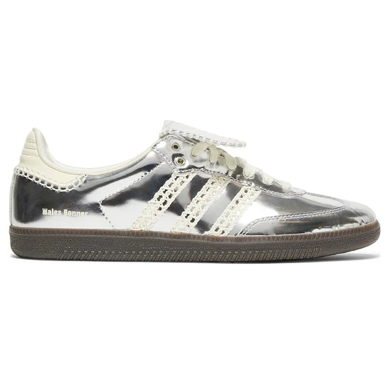 Silver Luxe Street Sneakers