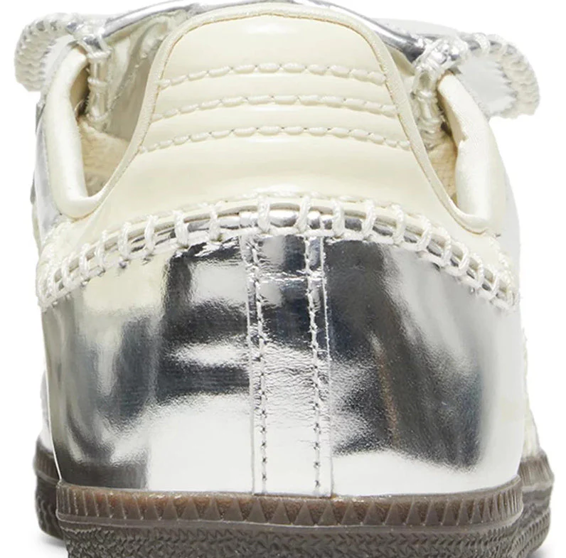 Silver Luxe Street Sneakers