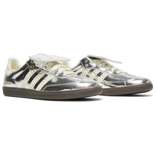 Silver Luxe Street Sneakers